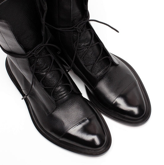 Bottines Noires Élégantes – Confort Moderne